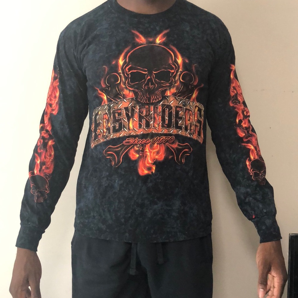 La Flame Easy Rider long sleeve tee